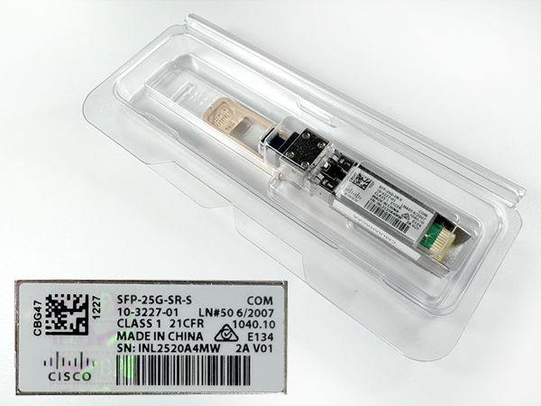 cisco sfp28 packaging plastic box mpkxbr1